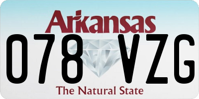 AR license plate 078VZG
