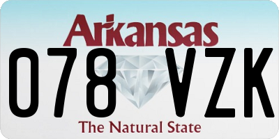 AR license plate 078VZK