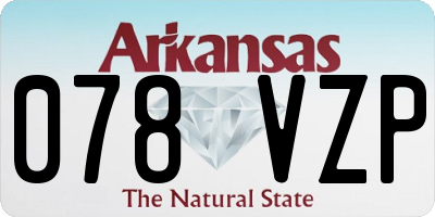 AR license plate 078VZP