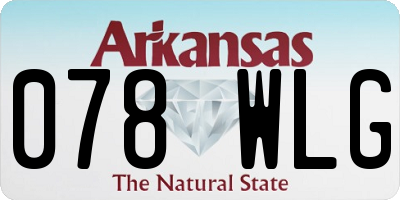 AR license plate 078WLG