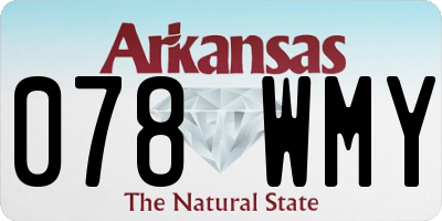 AR license plate 078WMY