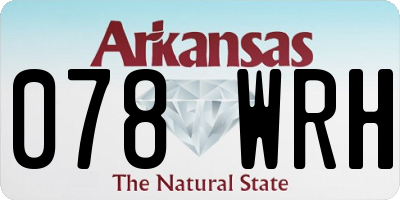 AR license plate 078WRH