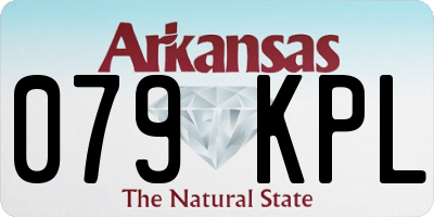 AR license plate 079KPL