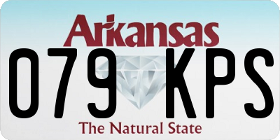 AR license plate 079KPS