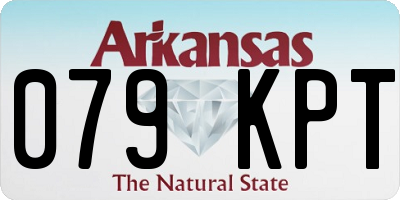 AR license plate 079KPT