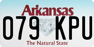 AR license plate 079KPU