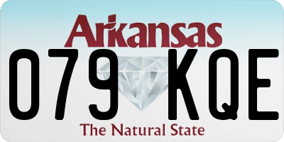 AR license plate 079KQE