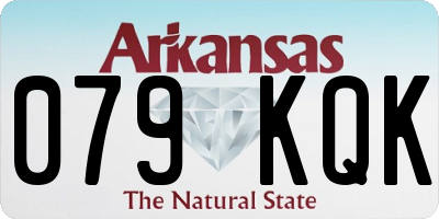 AR license plate 079KQK