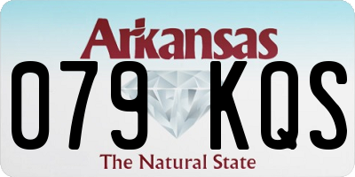 AR license plate 079KQS