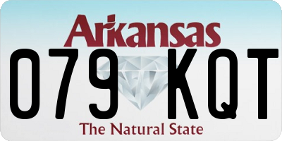 AR license plate 079KQT