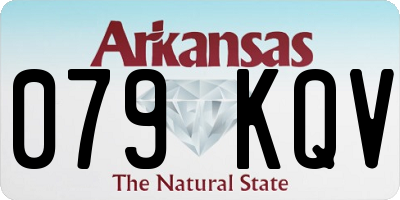 AR license plate 079KQV
