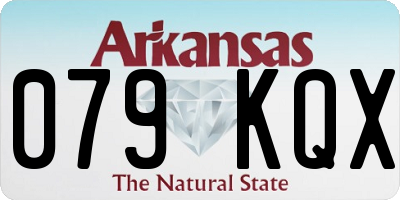 AR license plate 079KQX