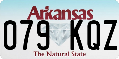 AR license plate 079KQZ