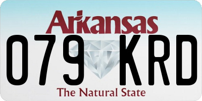 AR license plate 079KRD