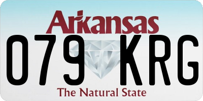 AR license plate 079KRG