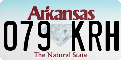 AR license plate 079KRH