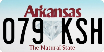 AR license plate 079KSH