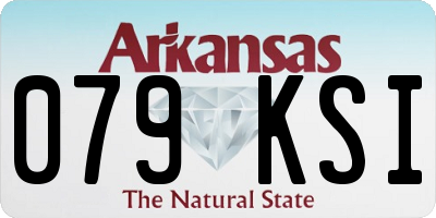 AR license plate 079KSI