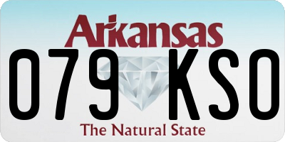 AR license plate 079KSO
