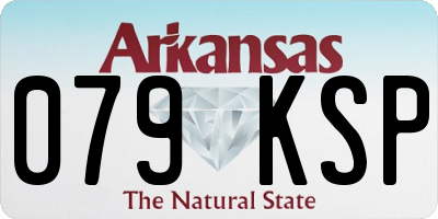 AR license plate 079KSP
