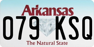 AR license plate 079KSQ