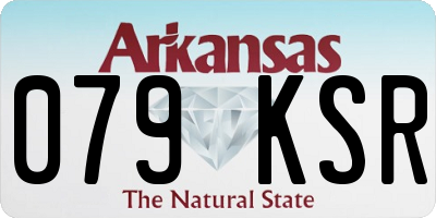 AR license plate 079KSR