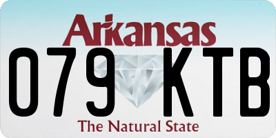 AR license plate 079KTB