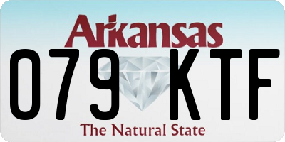 AR license plate 079KTF