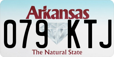 AR license plate 079KTJ