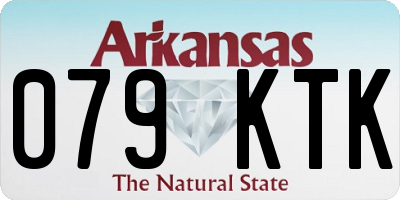 AR license plate 079KTK