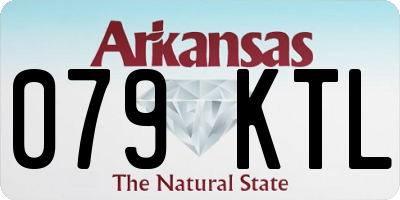 AR license plate 079KTL