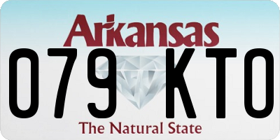 AR license plate 079KTO