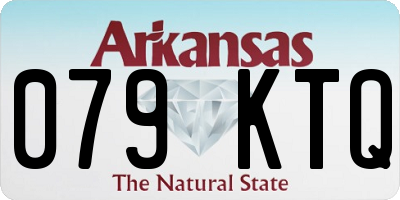 AR license plate 079KTQ