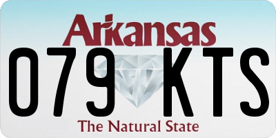 AR license plate 079KTS