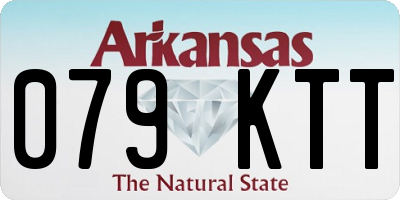 AR license plate 079KTT