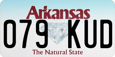 AR license plate 079KUD
