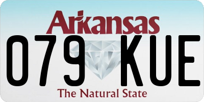 AR license plate 079KUE