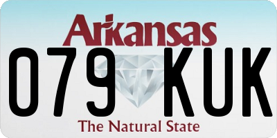AR license plate 079KUK
