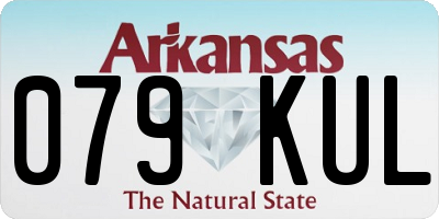 AR license plate 079KUL