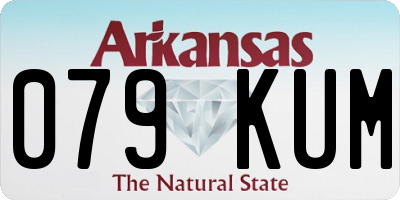 AR license plate 079KUM