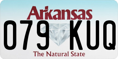 AR license plate 079KUQ