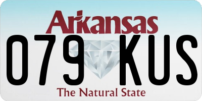 AR license plate 079KUS