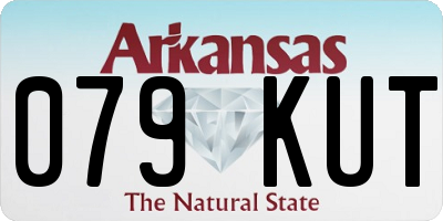 AR license plate 079KUT