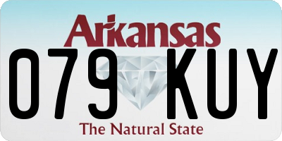 AR license plate 079KUY