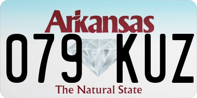 AR license plate 079KUZ