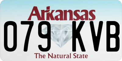 AR license plate 079KVB