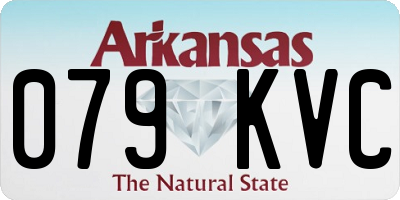 AR license plate 079KVC