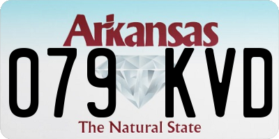 AR license plate 079KVD