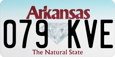 AR license plate 079KVE