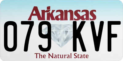 AR license plate 079KVF